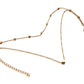 Beaded Heart Double Layer Choker Necklace for Woman