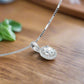 Layla .75CT Oval Cut Halo OB Simulated Diamond Pendant for Women Bridal Engagement Wedding Anniversary Gift