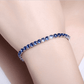 Luxury Blue Swiss CZ Tennis Bracelet for Women Special Occasion Anniversary Holiday Birthday