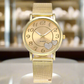 Glittery Hearts Ladies Mesh Band Watch for Woman