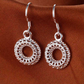 Mesh Wreath Silver Earrings