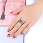 Mystical Moonlight CZ Engagement Ring Set