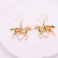 Painted Pony Enamel Horse Earrings for Women