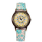 Paisley Print Ladies Wrist Watch for Women or Men