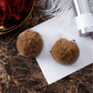Ear Puffs Fuzzy Pom-Pom Stud Earrings
