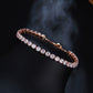 Luxurious 14K Gold Plated Swiss CZ Lariat Tennis Bracelet – Adjustable & Versatile
