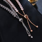 Luxurious 14K Gold Plated Swiss CZ Lariat Tennis Bracelet – Adjustable & Versatile