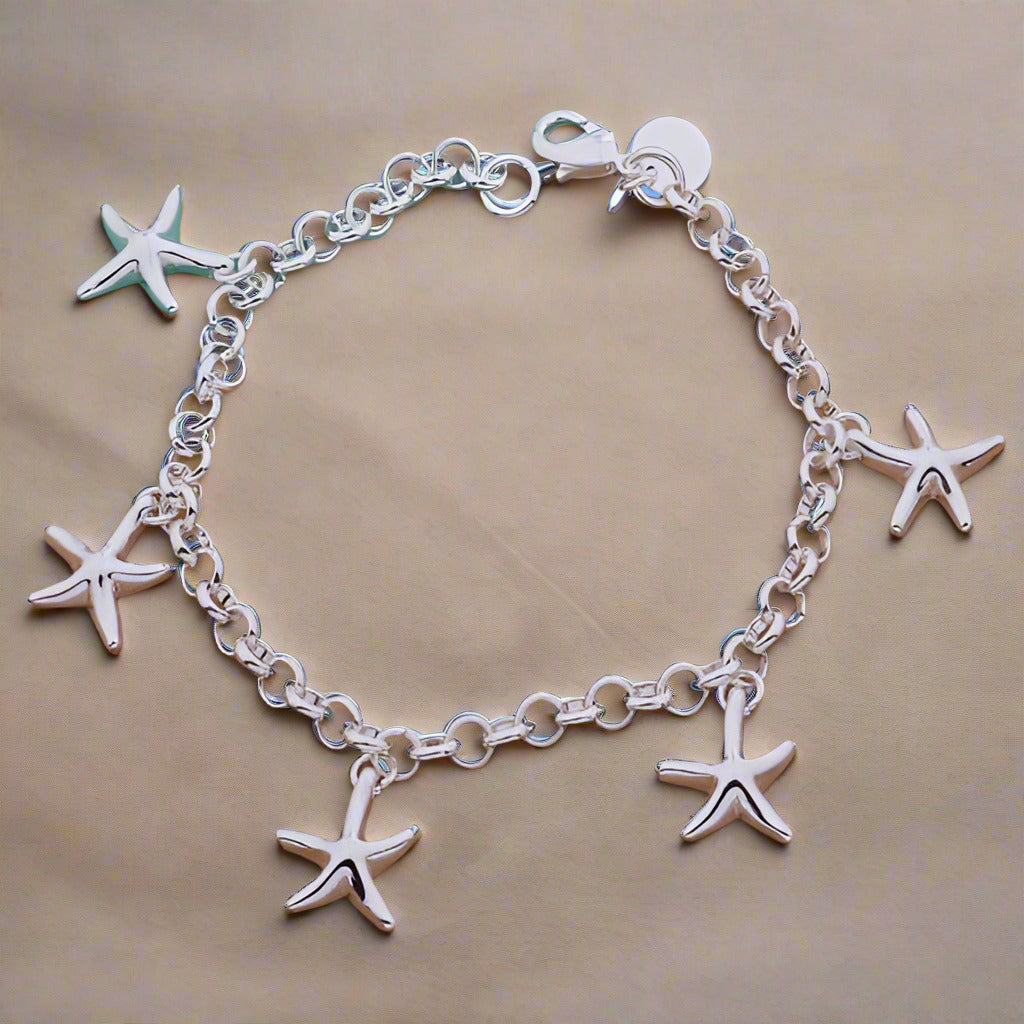 Starfish Silver Matching Set for Woman