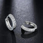 Touch of Sparkle CZ Huggie Hoop Earrings for Woman