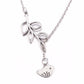 14K White Gold Plated Tweet Birdy Thread Necklace For Woman