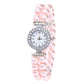 Vintage Era Pearl and Crystal Halo Stretch Elastic Watch for Woman Any Occasion Wedding Accessories