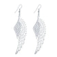 Dangling Wings Earrings in Gold or Silver