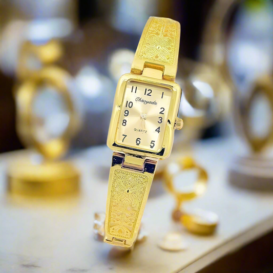 Timeless Art Deco Filigree Antique Style Ladies Watch Silver or Gold for Woman Birthday Holiday Gift