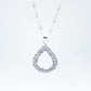 Diva Drops Diamond Rhinestone Necklace & Earrings Set