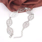 Feshionn IOBI Anklets White Gold Anklet Seasons of Beauty Leaf Cut Out Ankle Bracelet