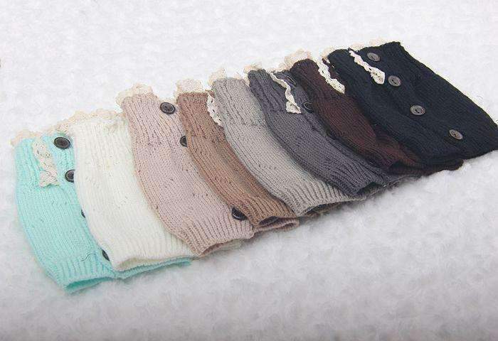 Feshionn IOBI Apparel Lacey Leg Warmer Boot Knit Socks