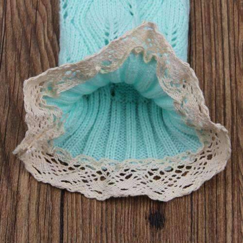 Feshionn IOBI Apparel Lacey Leg Warmer Boot Knit Socks