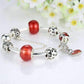 Feshionn IOBI bracelets Essence of Love Red & Silver Bangle Bracelet