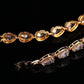 Feshionn IOBI bracelets Graceful Water Drop CZ 18k Gold Plated Bracelet