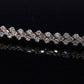 Feshionn IOBI bracelets Mosaic 90 Swiss CZ Diamonds Tennis Bracelet In Three Colors