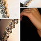 Feshionn IOBI bracelets Mosaic 90 Swiss CZ Diamonds Tennis Bracelet In Three Colors