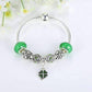 Feshionn IOBI bracelets ON SALE - "Luck of the Irish" Silver Bangle Bracelet