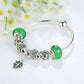 Feshionn IOBI bracelets ON SALE - "Luck of the Irish" Silver Bangle Bracelet