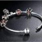 Feshionn IOBI bracelets ON SALE - Red Queen Crystal Crown Silver Bangle Bracelet