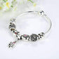 Feshionn IOBI bracelets ON SALE - True Love Heart Charm Bead Collection Silver Bangle Bracelet