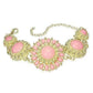 Feshionn IOBI bracelets Peach Vintage Journey Flower Medallion Bracelet in Three Colors