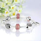 Feshionn IOBI bracelets "Shimmering Rose" Silver Bangle Bracelet