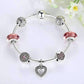 Feshionn IOBI bracelets "Shimmering Rose" Silver Bangle Bracelet