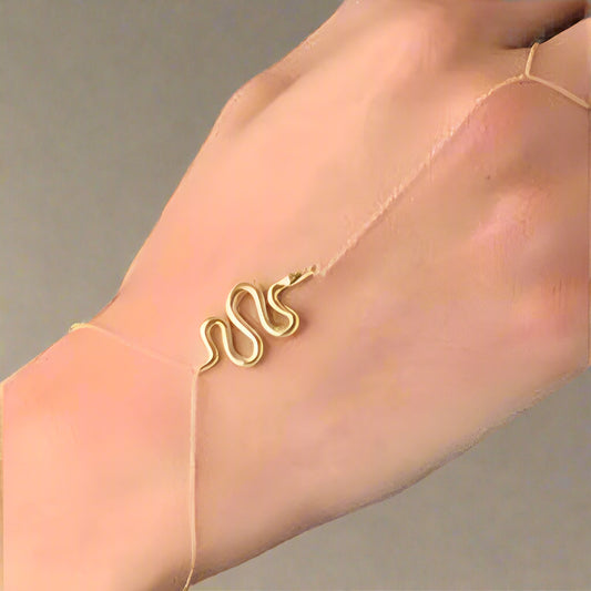 Feshionn IOBI bracelets Yellow Gold CLEARANCE - Snake Chains Body Jewelry Bracelet