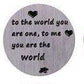Feshionn IOBI Charms You are the World Round Stamped Plate for Round Charm Locket Necklaces ~ Choose Your Theme!