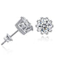 Feshionn IOBI Earrings Clear / Standard Majestic Crown IOBI Crystal Silver Stud Earrings in Three Colors