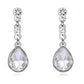 Feshionn IOBI Earrings Diamond Clear IOBI Crystals Dew Drop Earrings - Choose Your Color