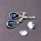 Feshionn IOBI Earrings IOBI Crystals Dew Drop Earrings - Choose Your Color