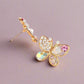 Feshionn IOBI Earrings Jeweled Confetti Butterfly Earrings