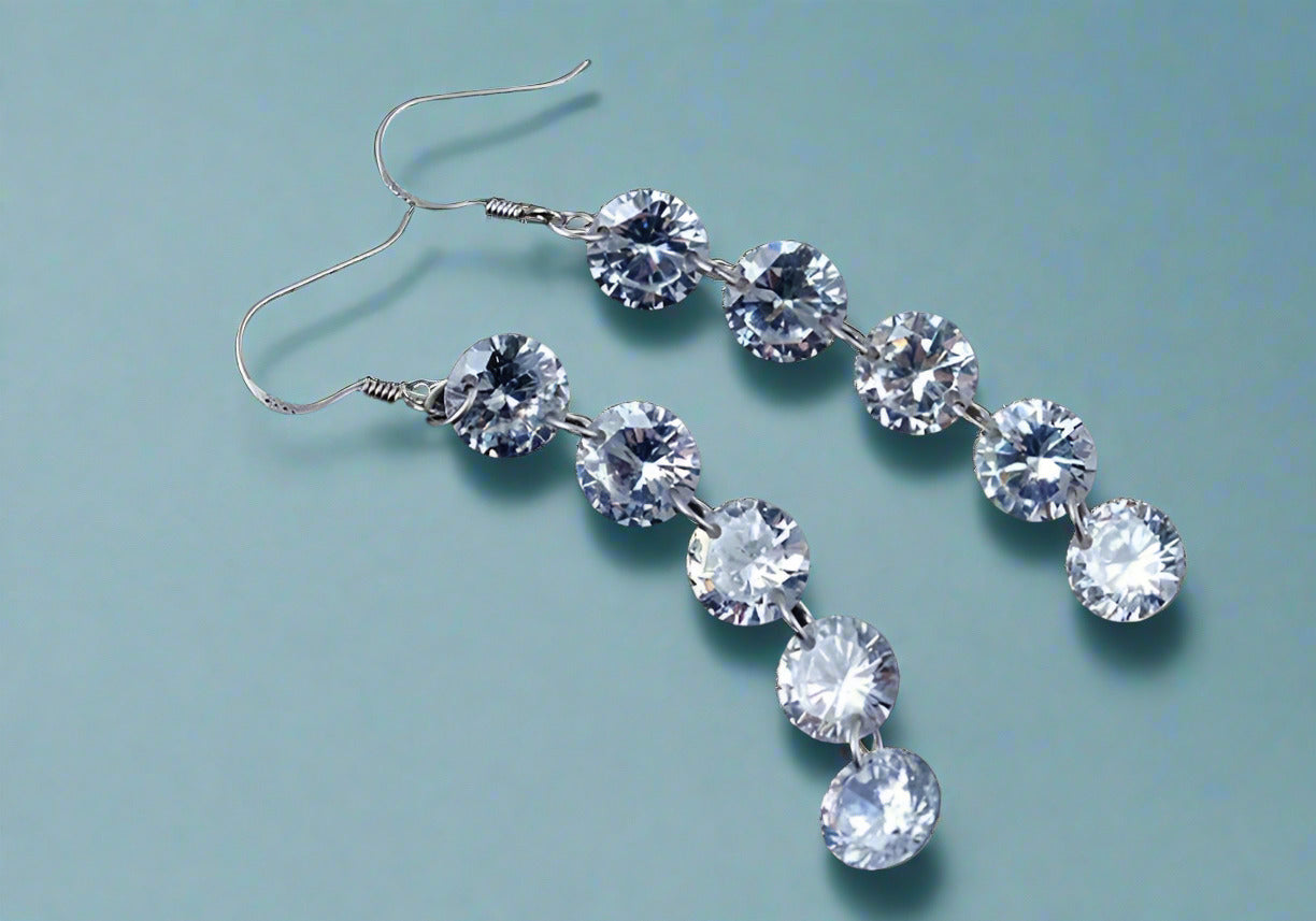 Feshionn IOBI Earrings Naked IOBI Crystals Drill Earrings - Party of 5