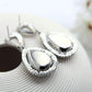Feshionn IOBI Earrings ON SALE - Midnight Sapphire Blue Double Teardrop Stud Earrings