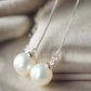 Feshionn IOBI Earrings ON SALE - Naked Pearl Thread Earrings