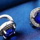 Feshionn IOBI Earrings ON SALE - Round Cut Halo Earrings in Five Elegant Colors