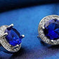 Feshionn IOBI Earrings ON SALE - Round Cut Halo Earrings in Five Elegant Colors