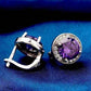 Feshionn IOBI Earrings ON SALE - Round Cut Halo Earrings in Five Elegant Colors