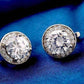 Feshionn IOBI Earrings ON SALE - Round Cut Halo Earrings in Five Elegant Colors
