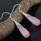 Feshionn IOBI Earrings Opalescent Cat Eye Waterdrop Dangling Hook Earrings