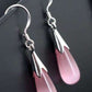 Feshionn IOBI Earrings Opalescent Cat Eye Waterdrop Dangling Hook Earrings