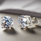 Feshionn IOBI Earrings Platinum / 1 Carat Opulence Round IOBI Cultured Diamond Solitaire Stud Earrings