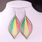 Feshionn IOBI Earrings Primary Global Beauty Silk Thread String Art Drop Earrings In Three Colors