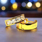 Feshionn IOBI Earrings Princess Cut  IOBI Crystals Huggie Earrings